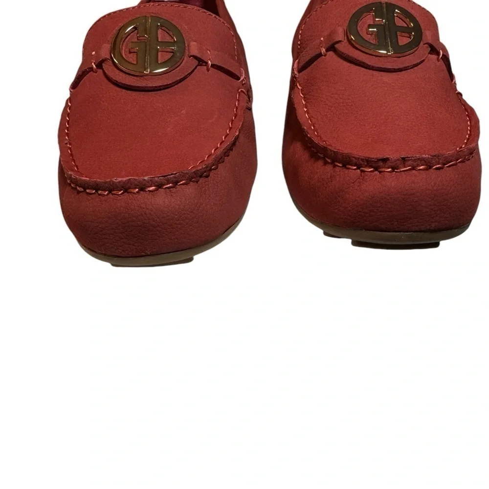 Giani Bernini Red Leather Loafers